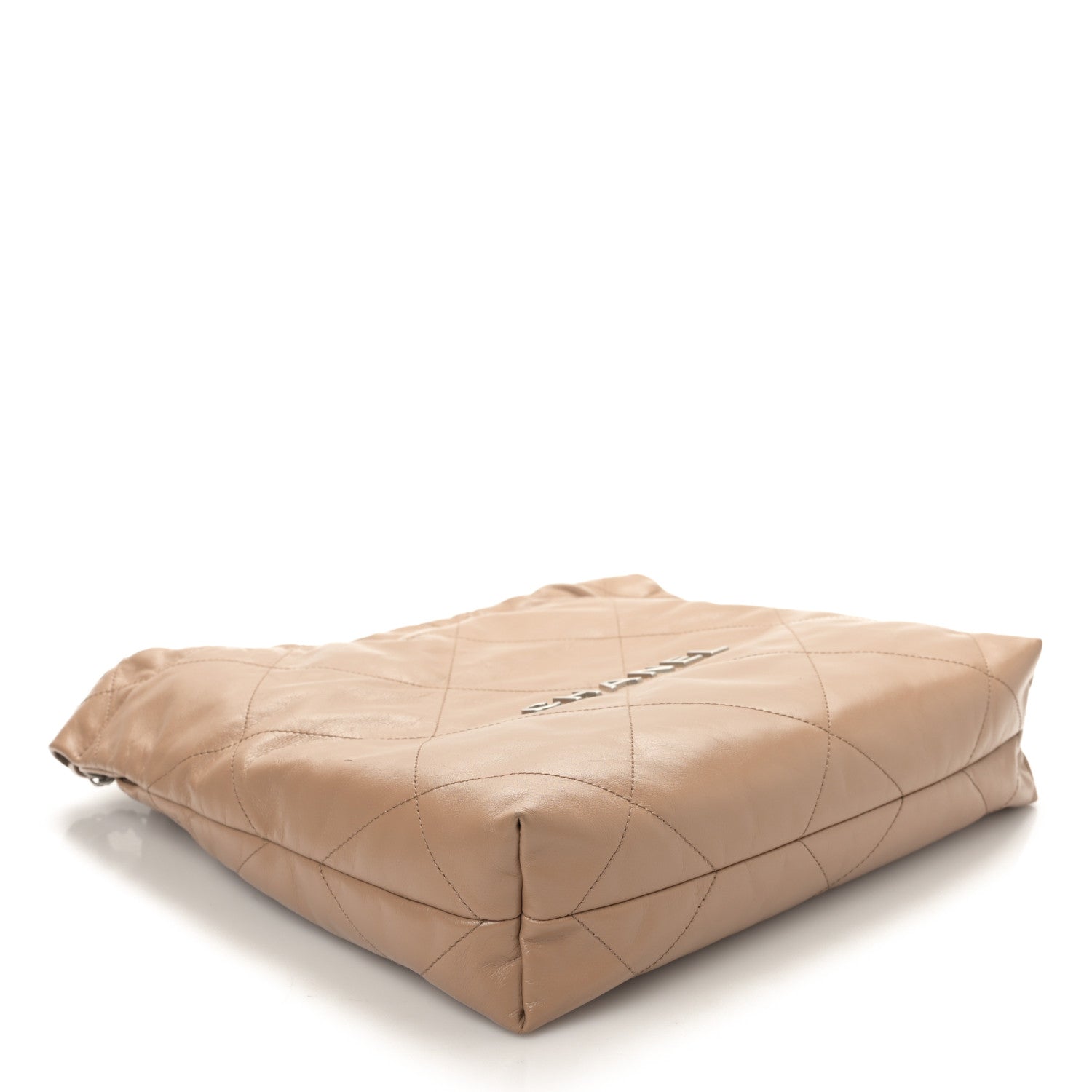 Chanel Shiny Calfskin Quilted Small Chanel 22 Beige 5 of 10