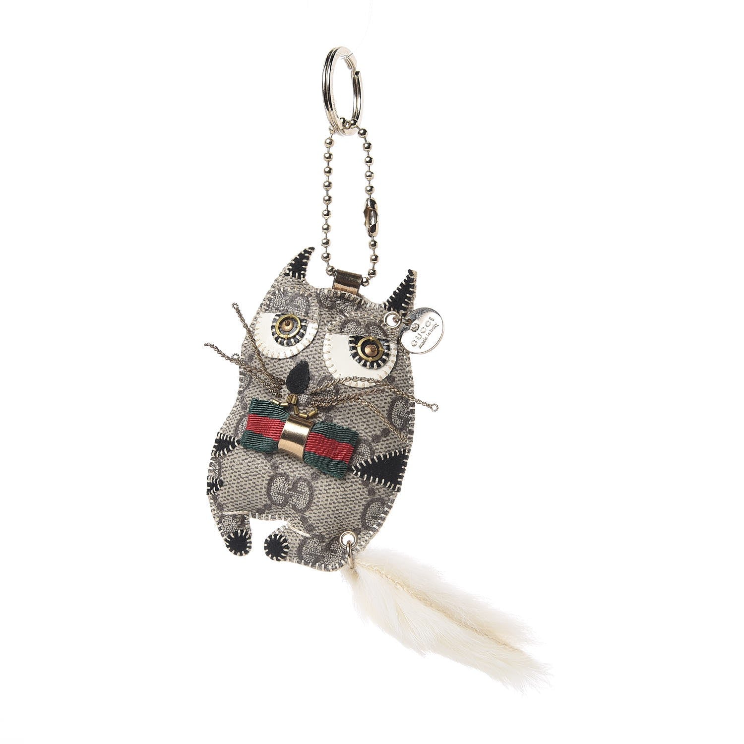 Gucci GG Supreme Monogram Animal Key Charm 1 of 2