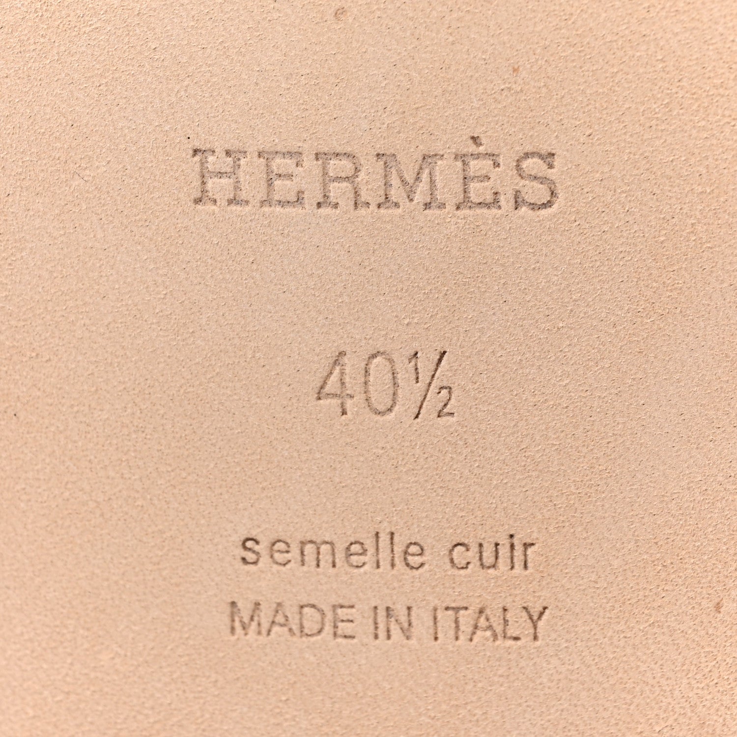 Hermes Epsom Oran Sandals 40.5 Rose Pale 7 of 9