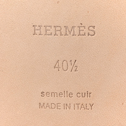 Hermes Epsom Oran Sandals 40.5 Rose Pale 7 of 9