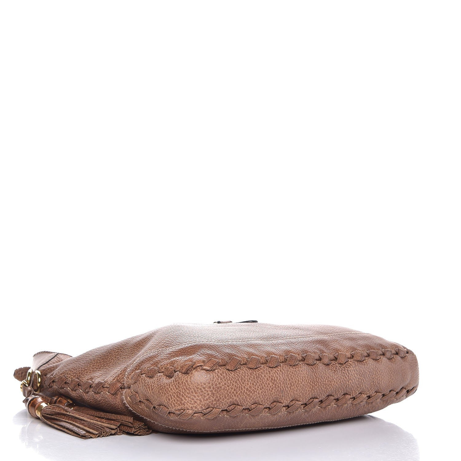 Gucci Pebbled Calfskin Large New Jackie Shoulder Bag Maple Brown 4 of 9