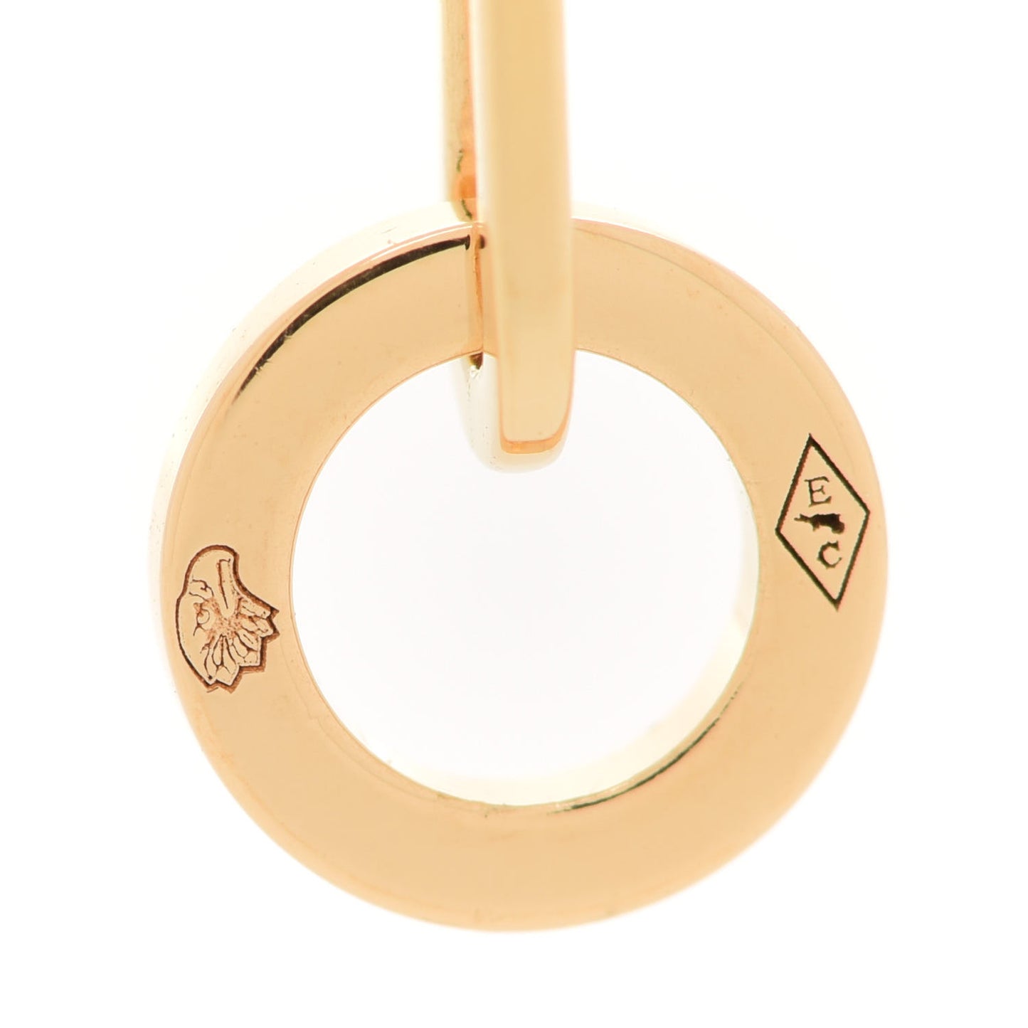 18K Yellow Gold TPM Kelly Chaine Earrings