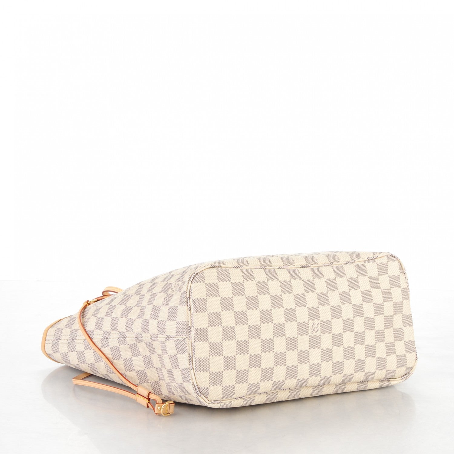 Louis Vuitton Damier Azur Neverfull MM Rose Ballerine 4 of 8