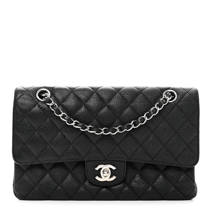 Chanel Caviar Quilted Medium Double Flap Black 1 of 11