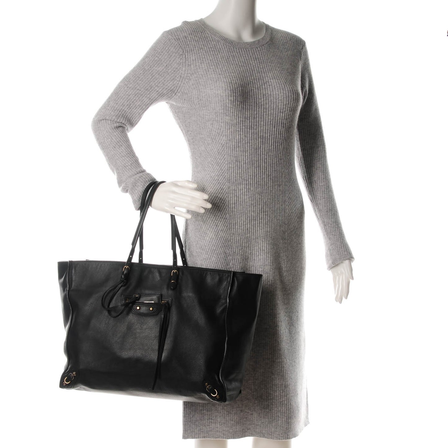 Veau Papier A4 Tote Black