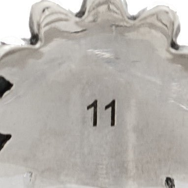 Sterling Silver Mother of Pearl Double G Marmont Flower Ring 51 5.75