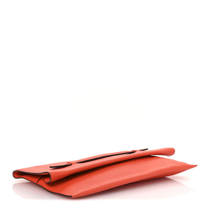 Hermes Evercolor Pliplat Clutch Orange 12 of 36