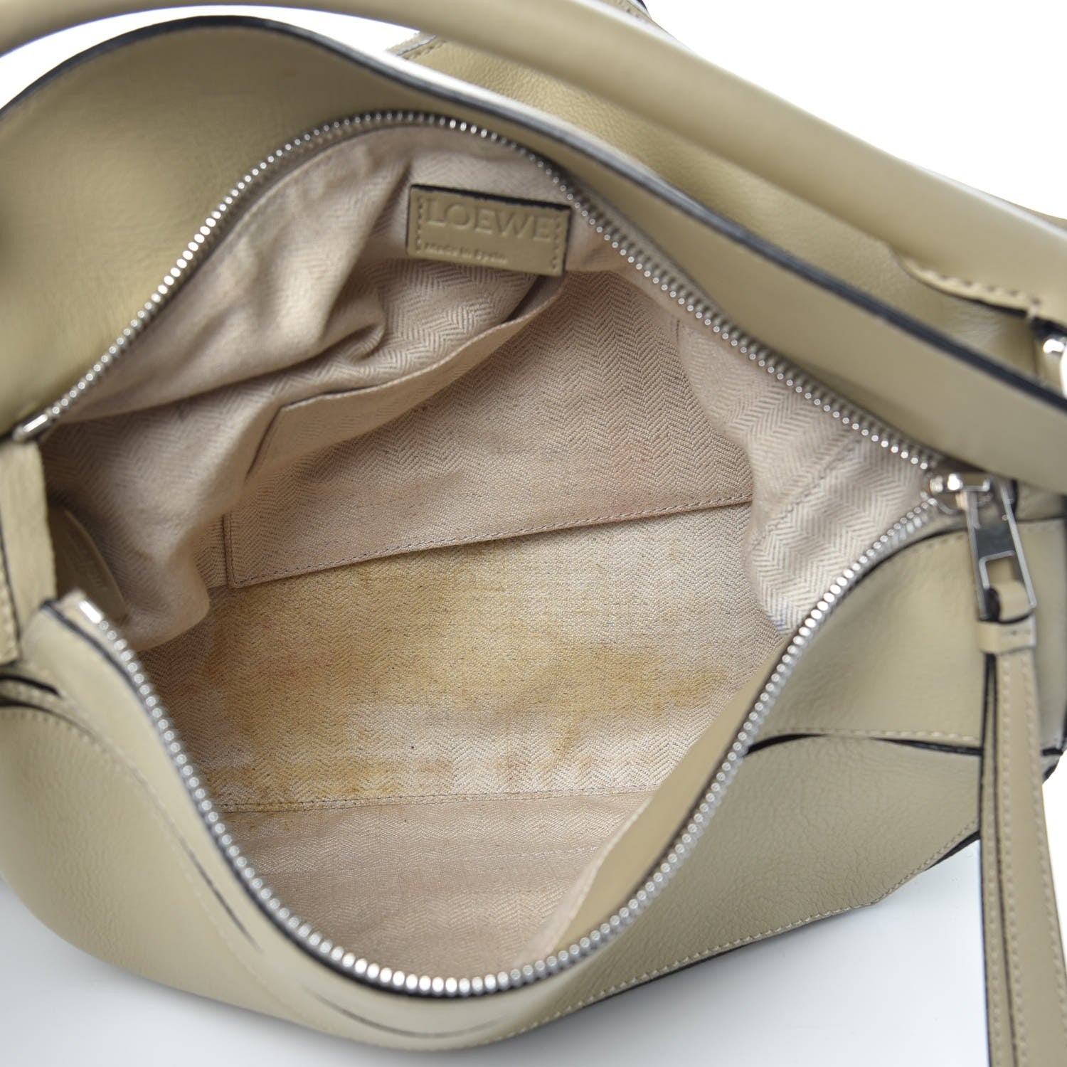 Loewe Calfskin Puzzle Bag Beige 5 of 15