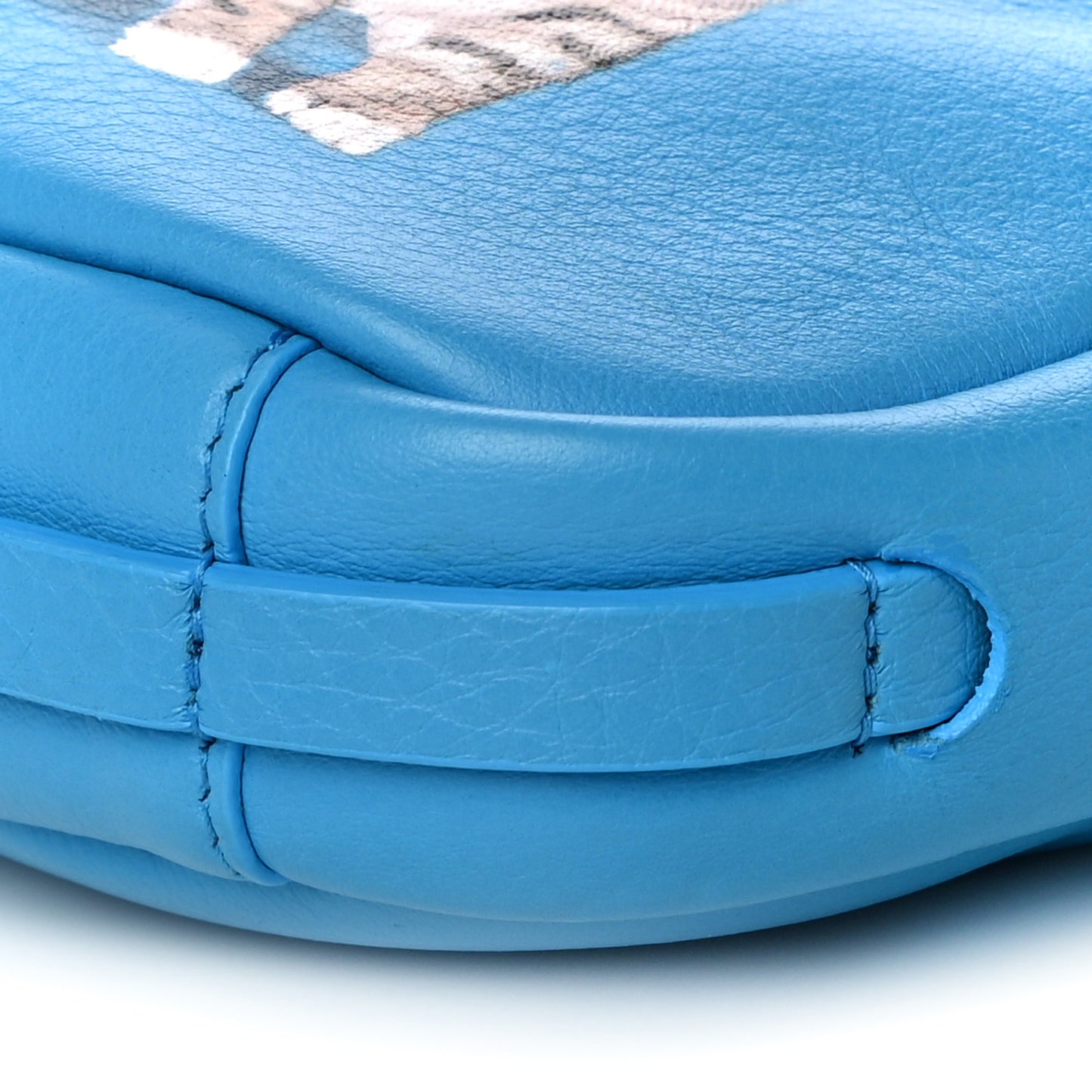 Calfskin XS Everyday Kittens Camera Bag Bleu