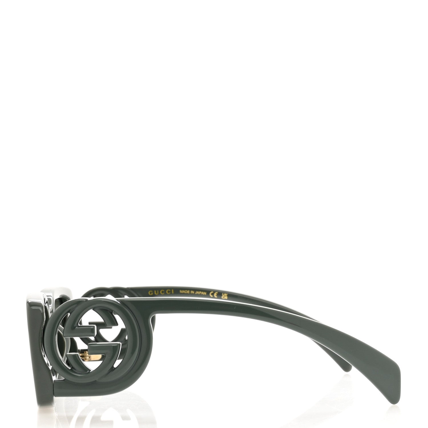 Gucci Acetate Rectangle Frame Sunglasses GG1325S Dark Grey 3 of 8