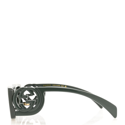Gucci Acetate Rectangle Frame Sunglasses GG1325S Dark Grey 3 of 8