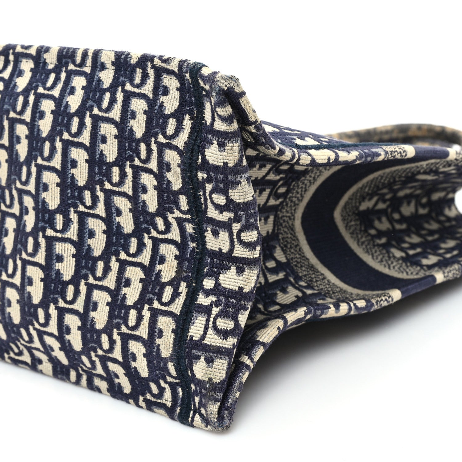 Christian Dior Oblique Large Book Tote Blue Multicolor 10 of 14