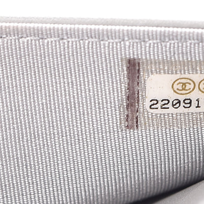 Chanel Woven Straw Raffia Deauville WOC Grey 8 of 9