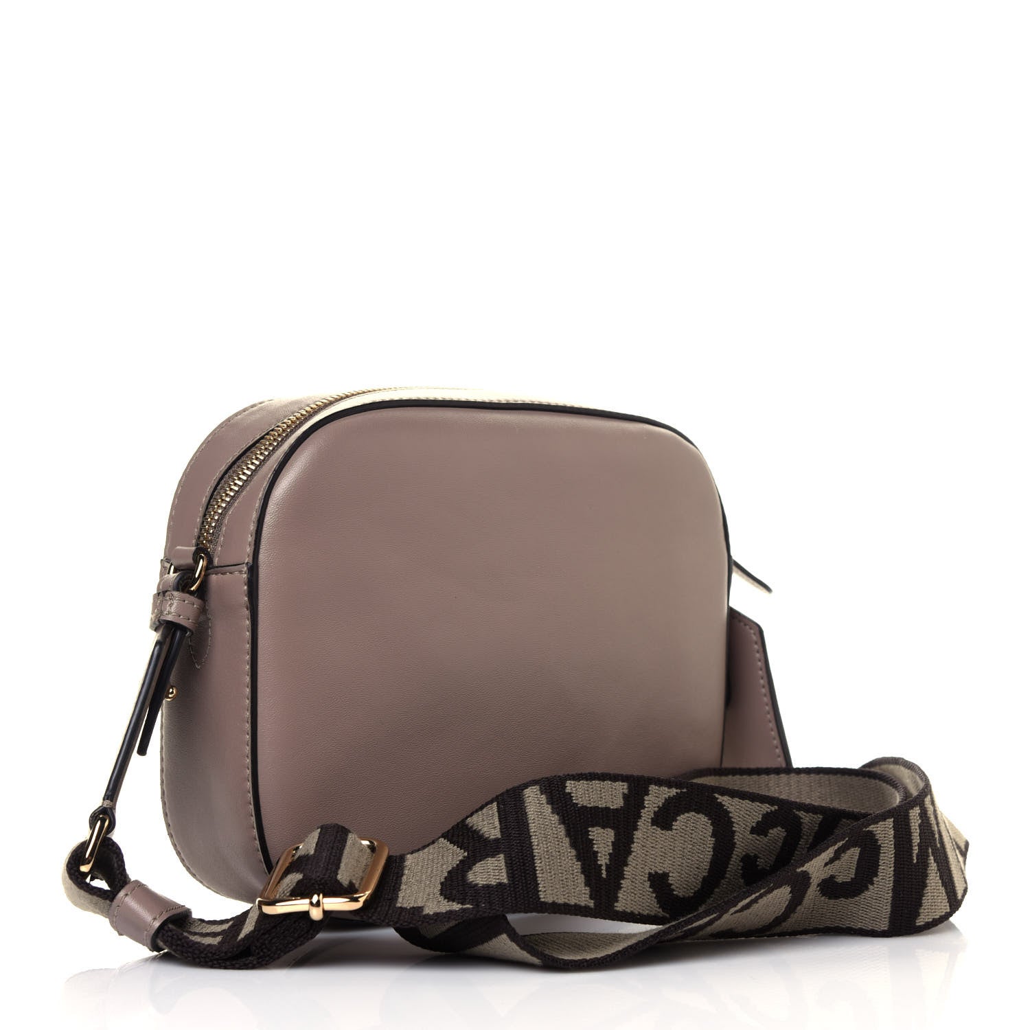 Stella McCartney Eco Alter Nappa Perforated Logo Mini Bag Dark Taupe 2 of 11