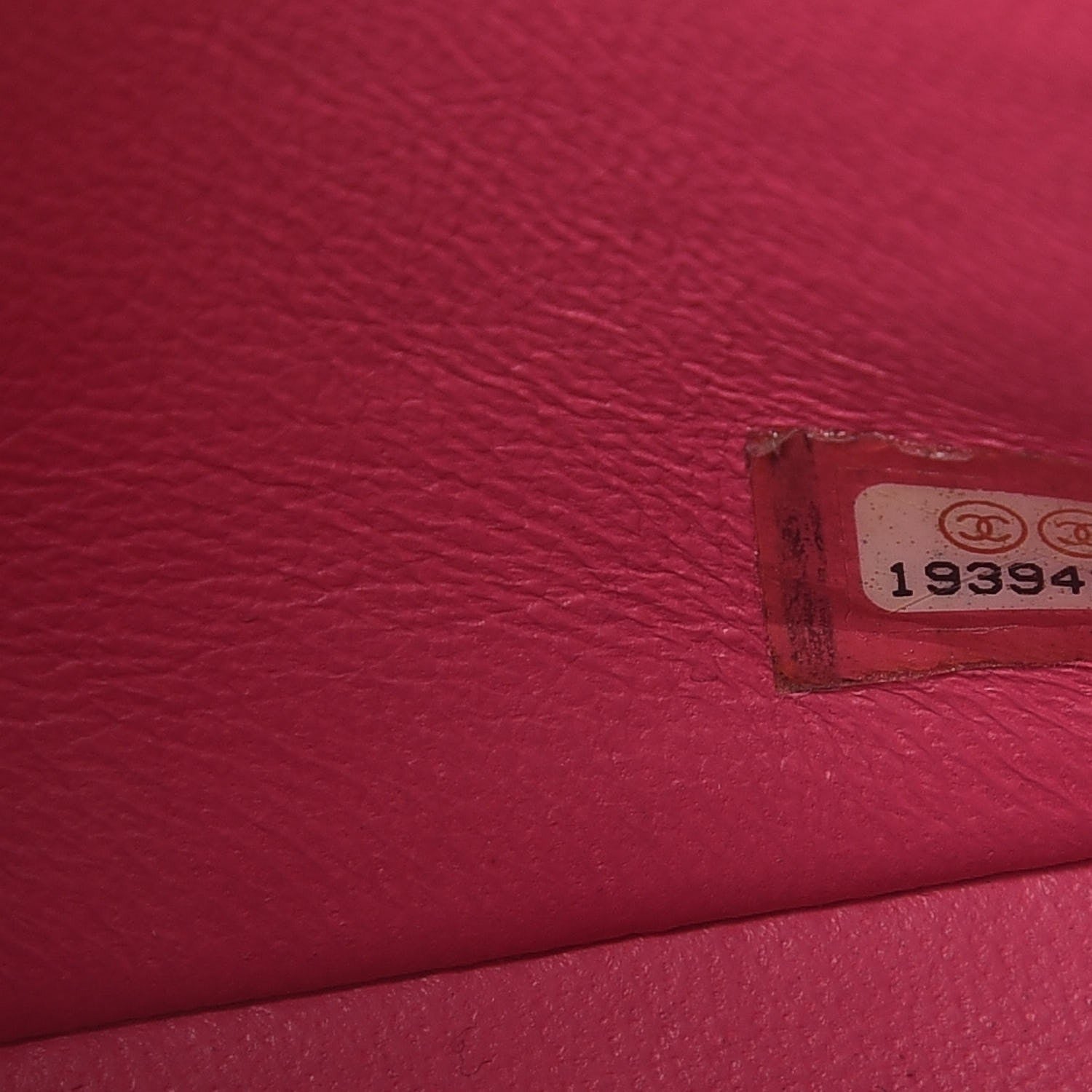 Chanel Lambskin Quilted Mini Rectangular Flap Dark Pink 7 of 8