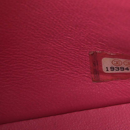 Chanel Lambskin Quilted Mini Rectangular Flap Dark Pink 7 of 8