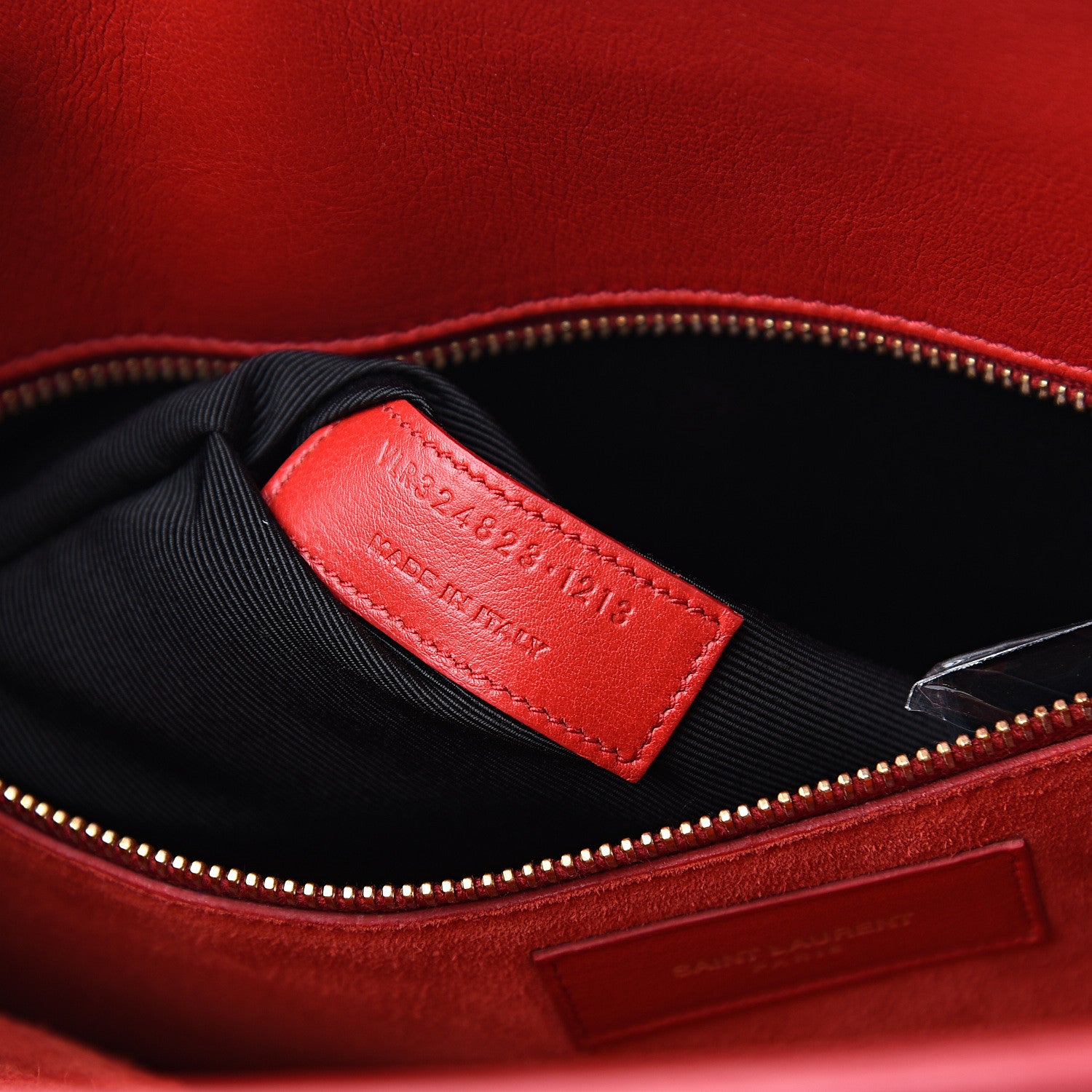 Saint Laurent Calfskin Small Sac De Jour Lipstick Red 6 of 10