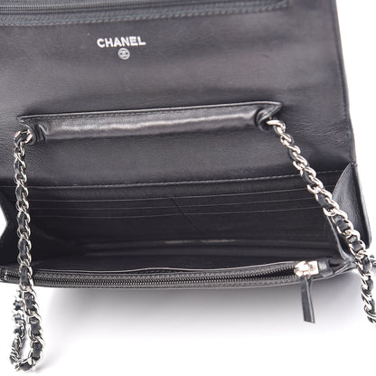 Chanel Caviar Timeless CC Wallet On Chain WOC Black 5 of 14
