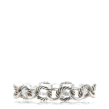 David Yurman Sterling Silver 12mm Large Oval Link Bracelet 1 of 6