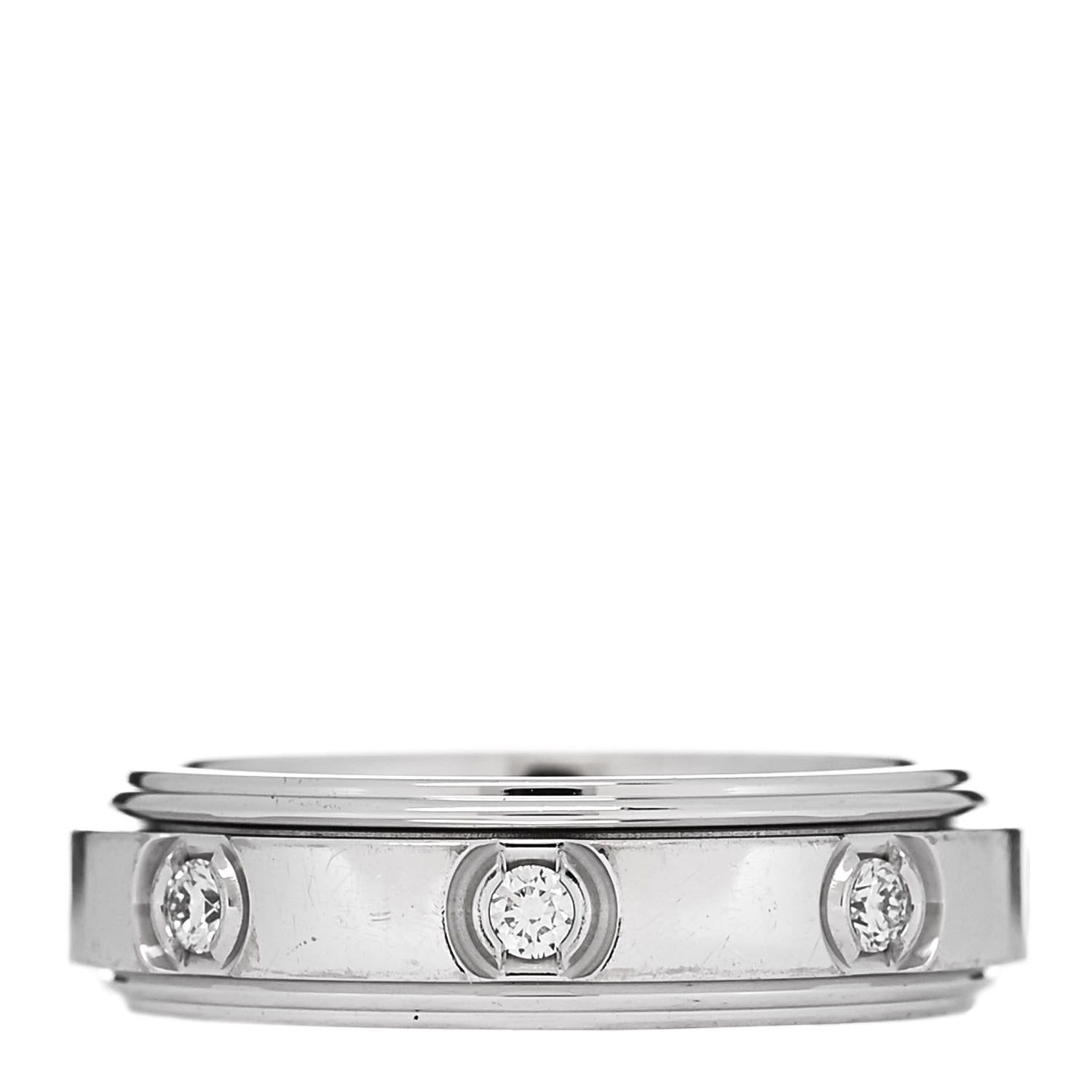 Piaget 18K White Gold 8 Diamond Possession Ring 46 3.75 3 of 6