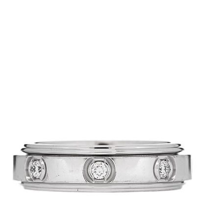 Piaget 18K White Gold 8 Diamond Possession Ring 46 3.75 3 of 6