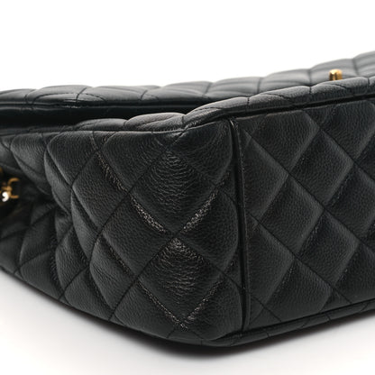 Chanel Caviar Quilted XXL Travel Flap Bag Black 9 of 11