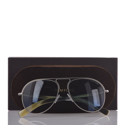 Tom Ford Cody Aviator Sunglasses TF448 Green 9 of 9