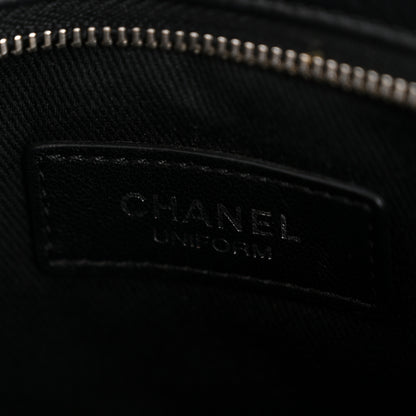 Chanel Aged Calfskin Quilted Crossbody Bag Black 6 of 14