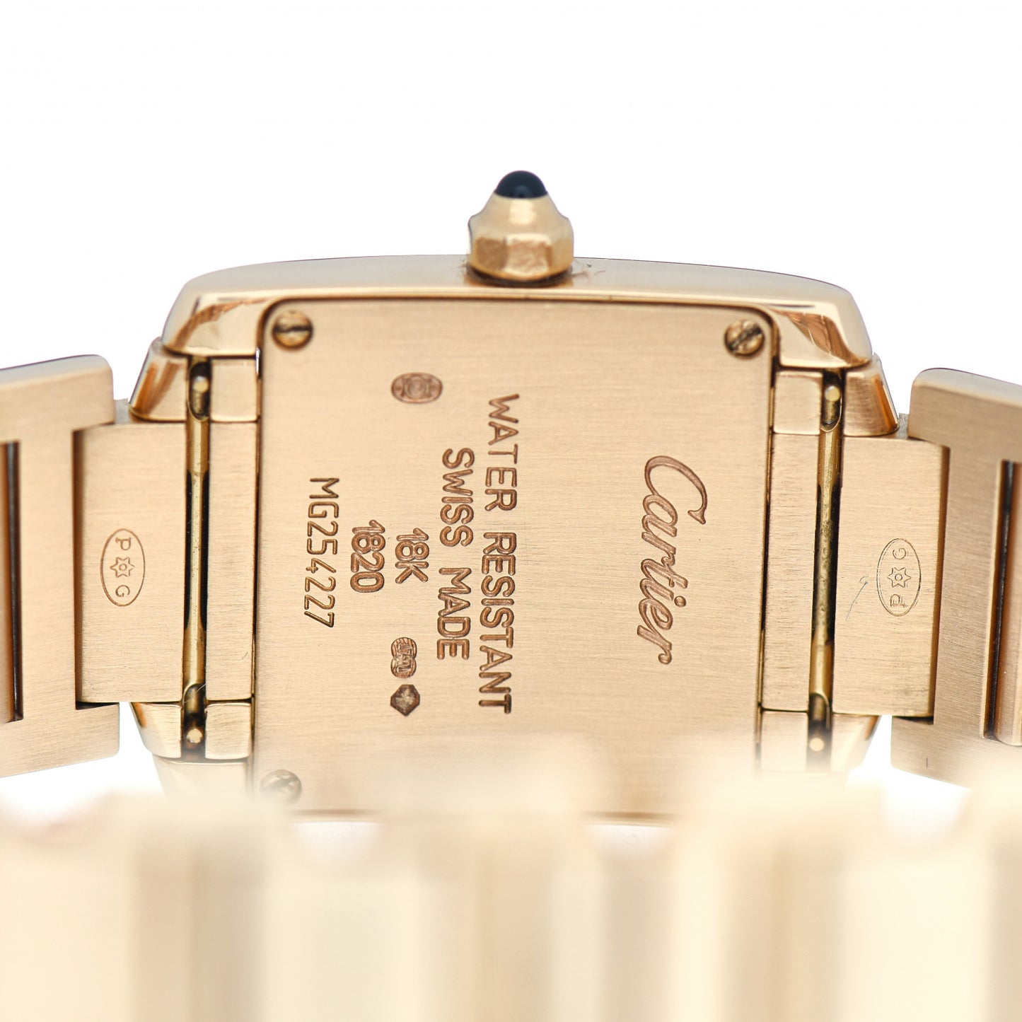 18K Yellow Gold 20mm Tank Francaise Quartz Watch