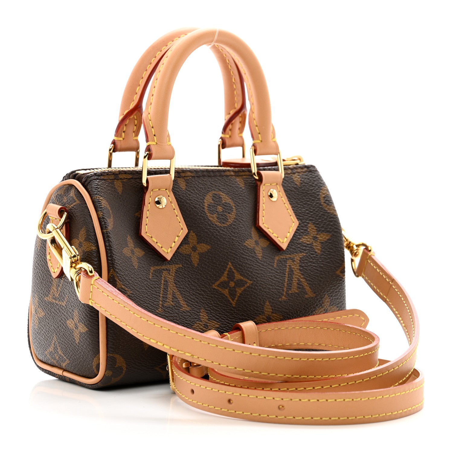 Louis Vuitton Monogram Nano Speedy Bandouliere 3 of 10