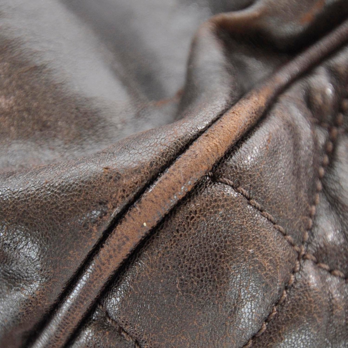 Calfskin Medium Perfect Day Tote Dark Brown