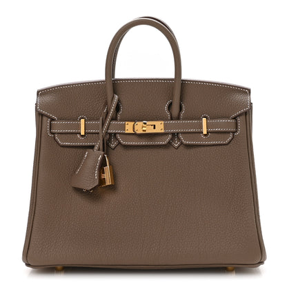 Hermes Togo Birkin 25 Etoupe 1 of 11