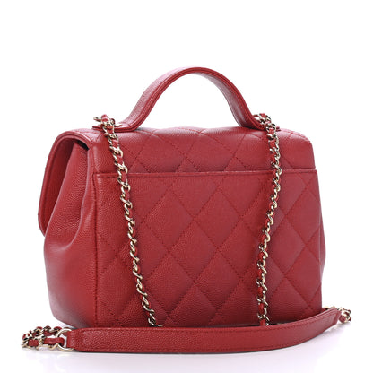 Chanel Caviar Quilted Small Business Affinity Flap Red 2 of 4
