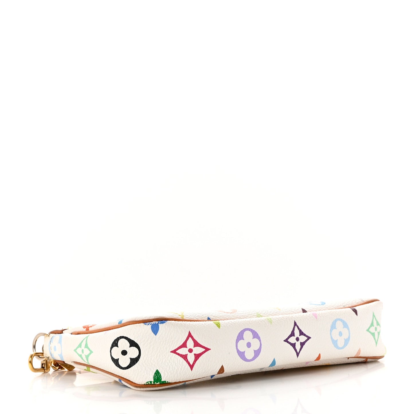 Monogram Multicolor Pochette Accessories White