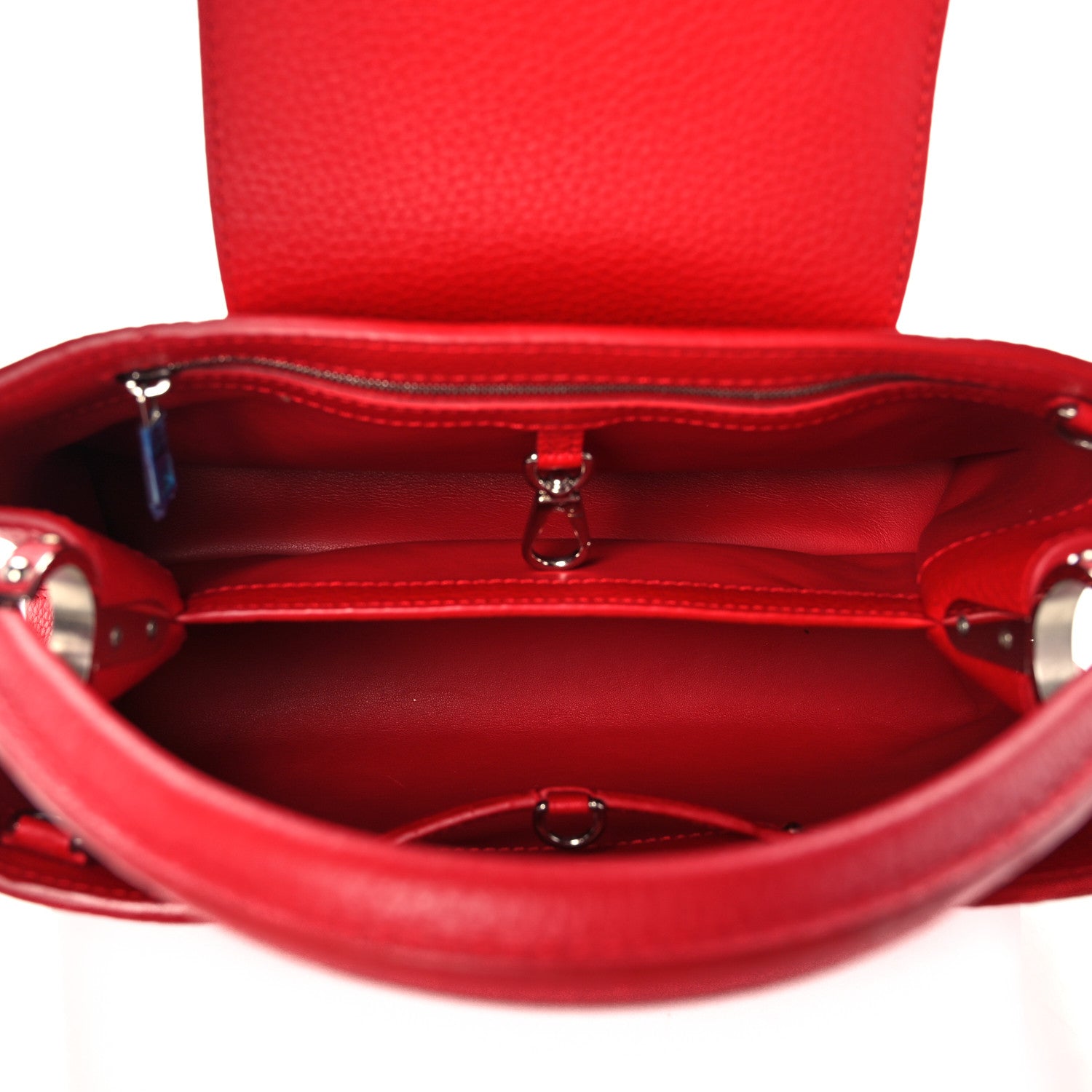 Louis Vuitton Taurillon Capucines PM Rubis 5 of 8