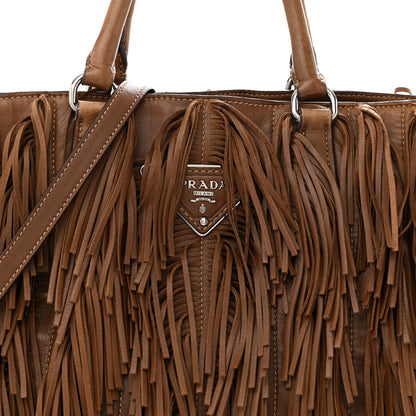 Prada Nappa Frange Fringe Hobo Noce 8 of 11