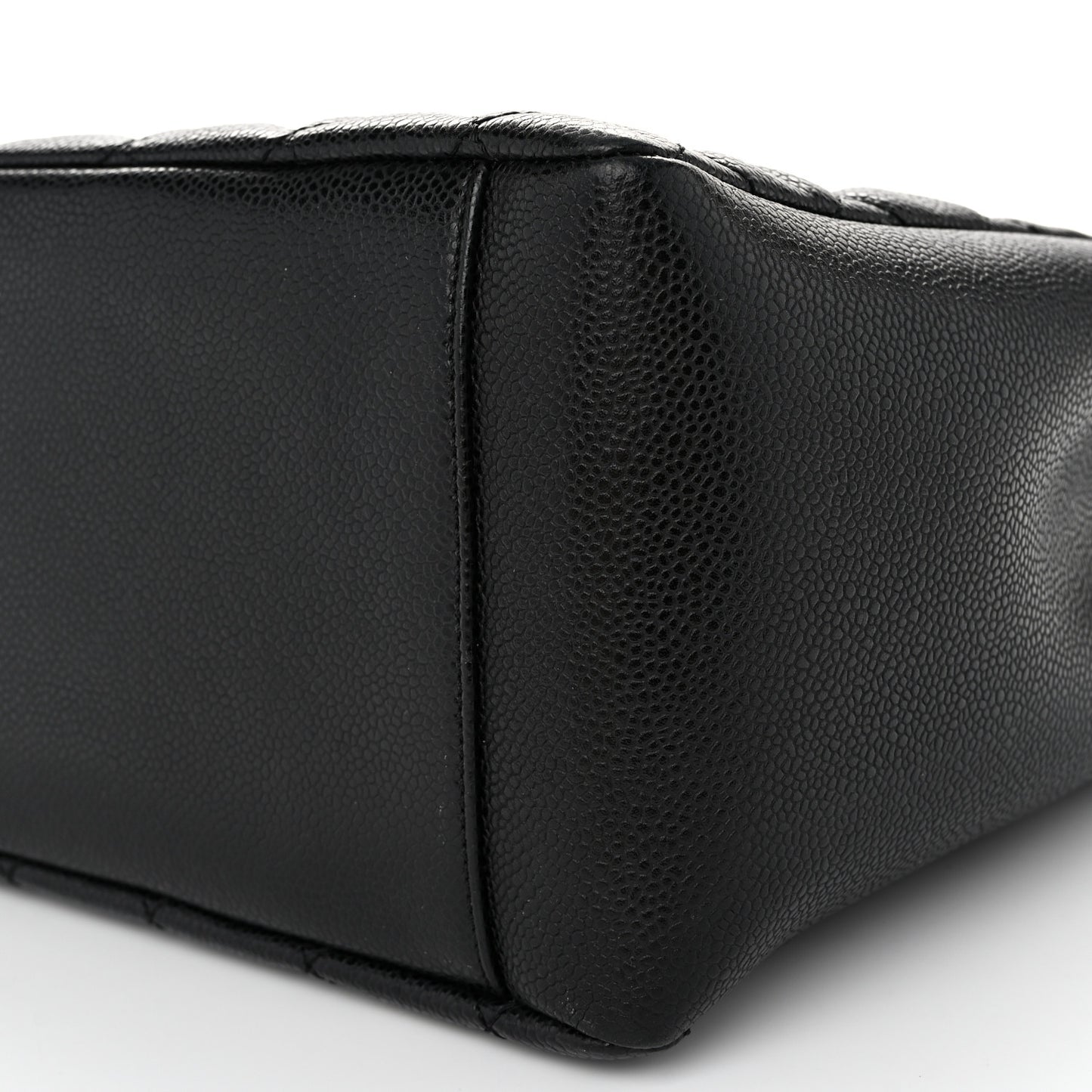 Caviar Quilted Grand Shopping Tote GST Black