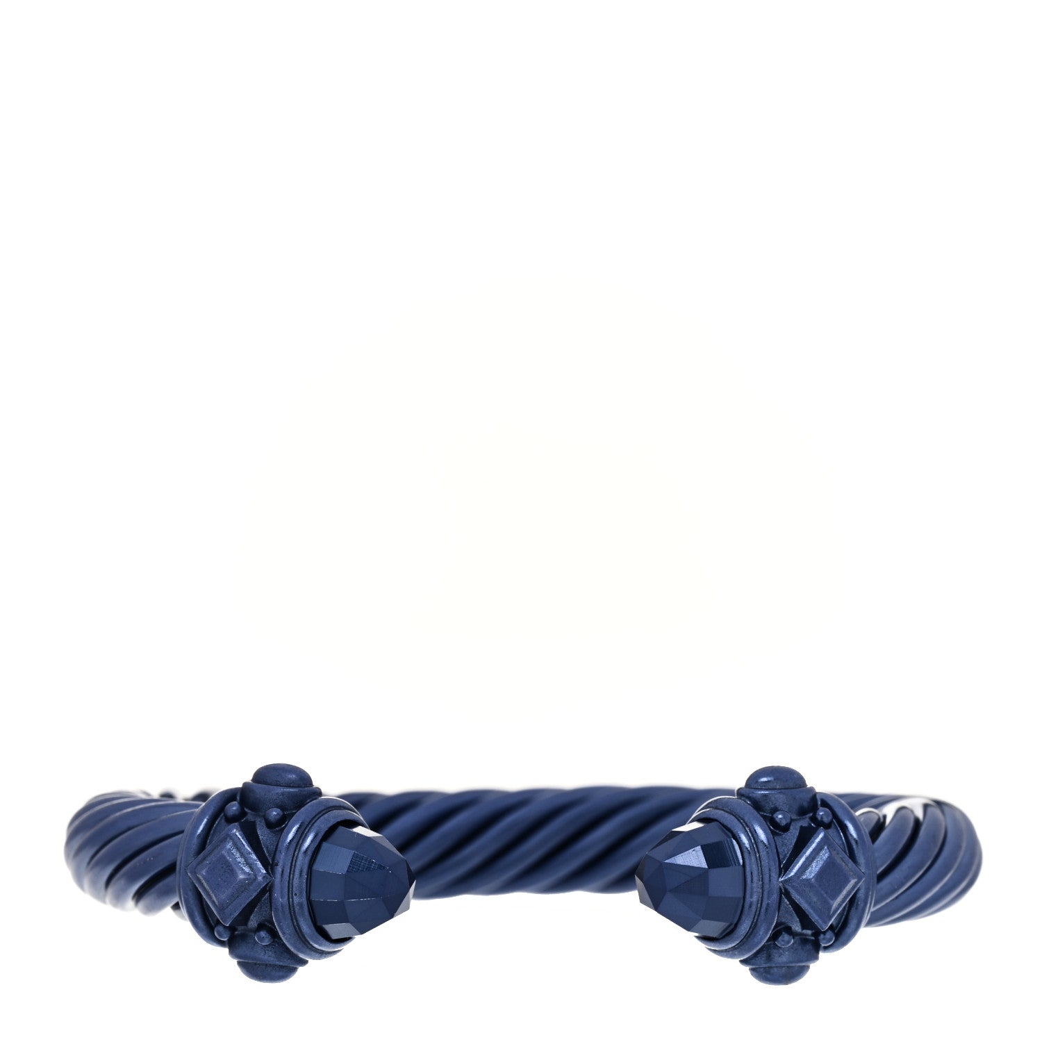 David Yurman Aluminum 10mm Renaissance Cable Bracelet Indigo 1 of 4