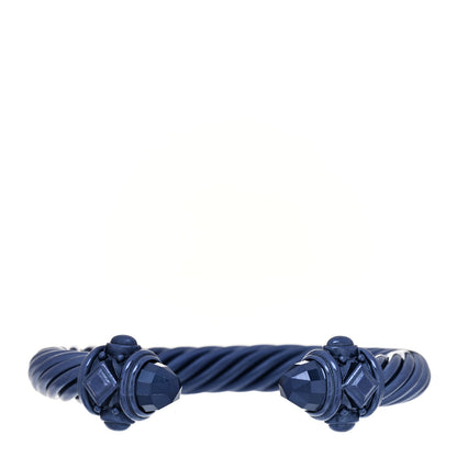 David Yurman Aluminum 10mm Renaissance Cable Bracelet Indigo 1 of 4