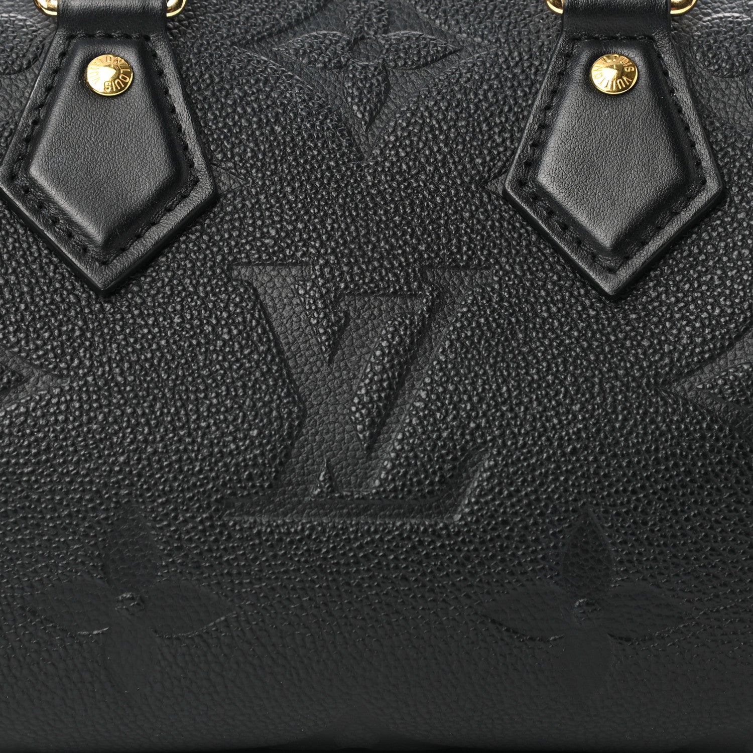 Louis Vuitton Empreinte Monogram Giant Speedy Bandouliere 20 Black 7 of 10