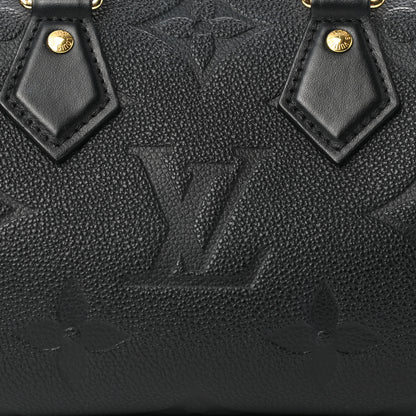 Louis Vuitton Empreinte Monogram Giant Speedy Bandouliere 20 Black 7 of 10