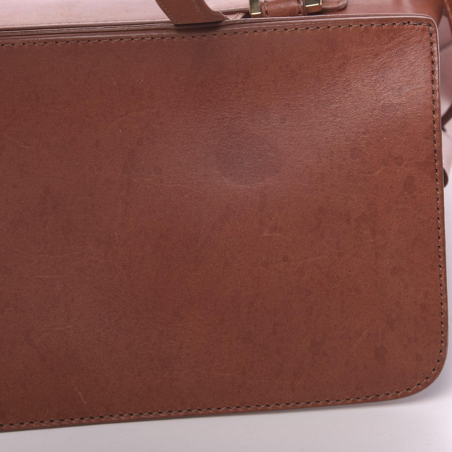 Calfskin Mini Lady Bag Brandy Cleo