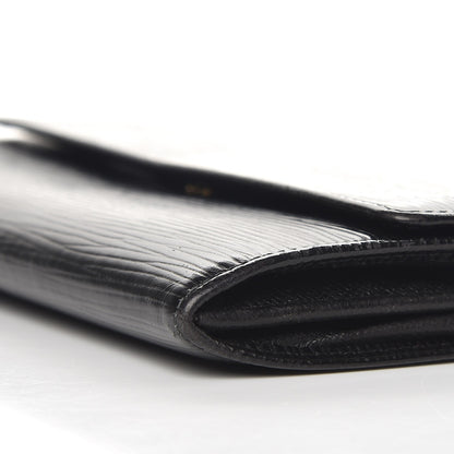 Louis Vuitton Epi Sarah Wallet Black 8 of 9
