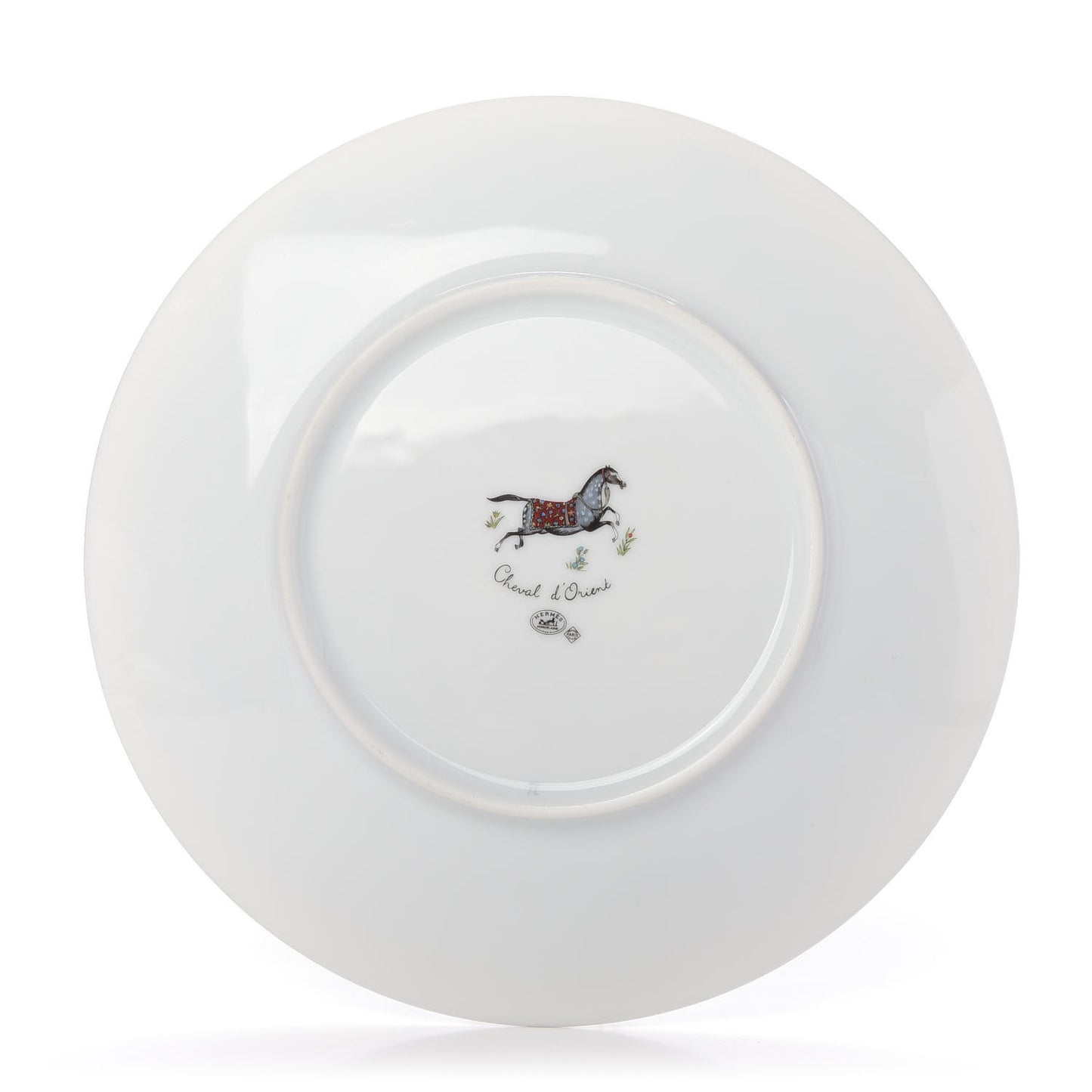 Porcelain Cheval D'Orient Dessert Plate