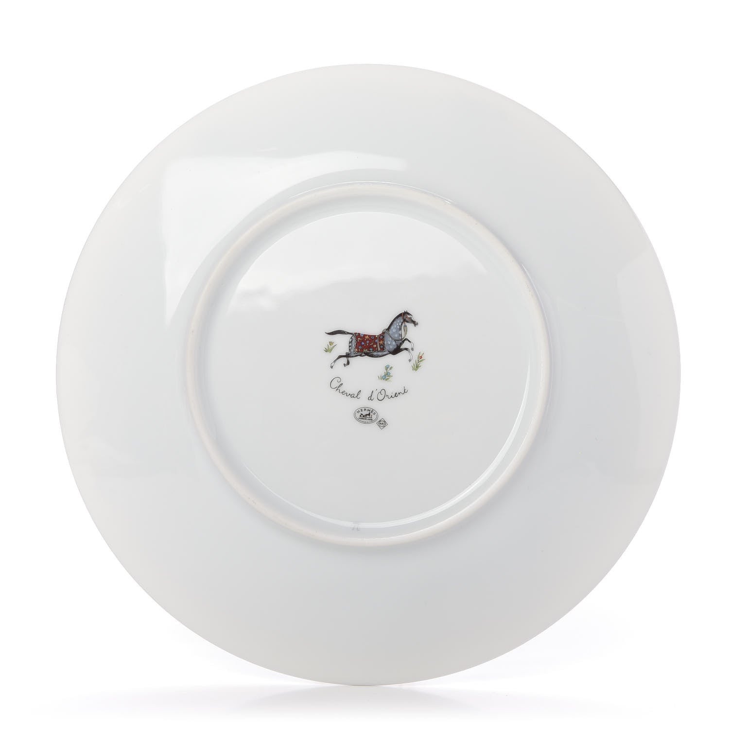 Hermes Porcelain Cheval D'Orient Dessert Plate 3 of 6