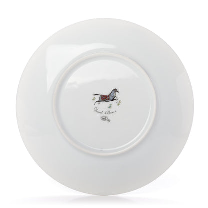 Hermes Porcelain Cheval D'Orient Dessert Plate 3 of 6