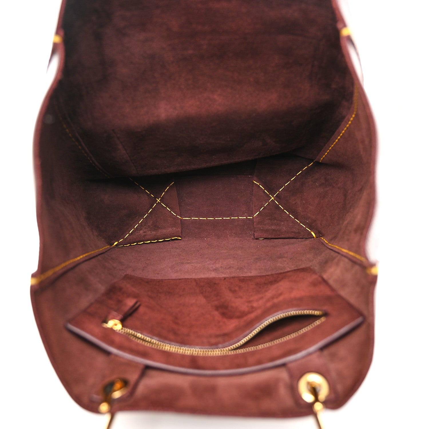 Celine Smooth Calfskin Vertical Cabas Burgundy 5 of 13
