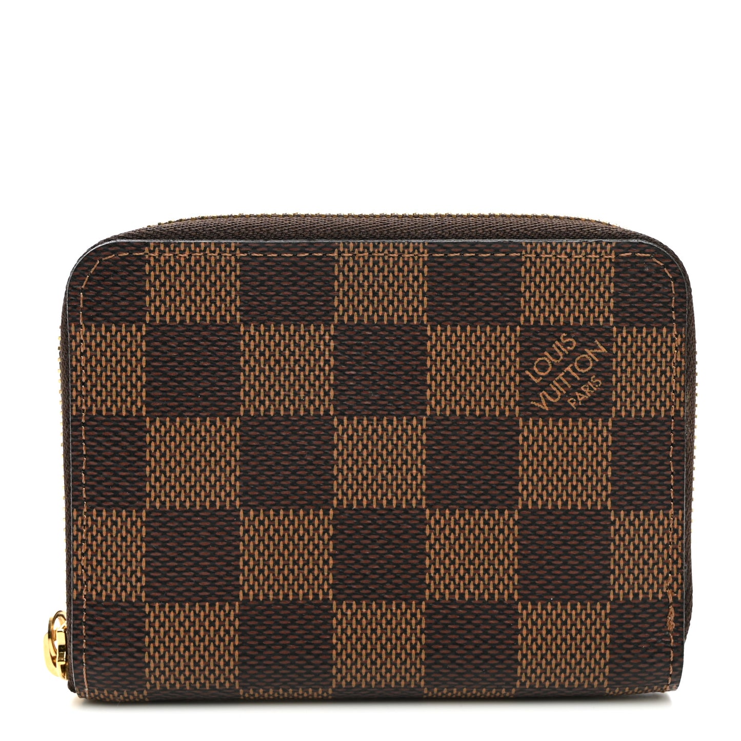 Damier Ebene Zippy Coin Purse Rose Ballerine