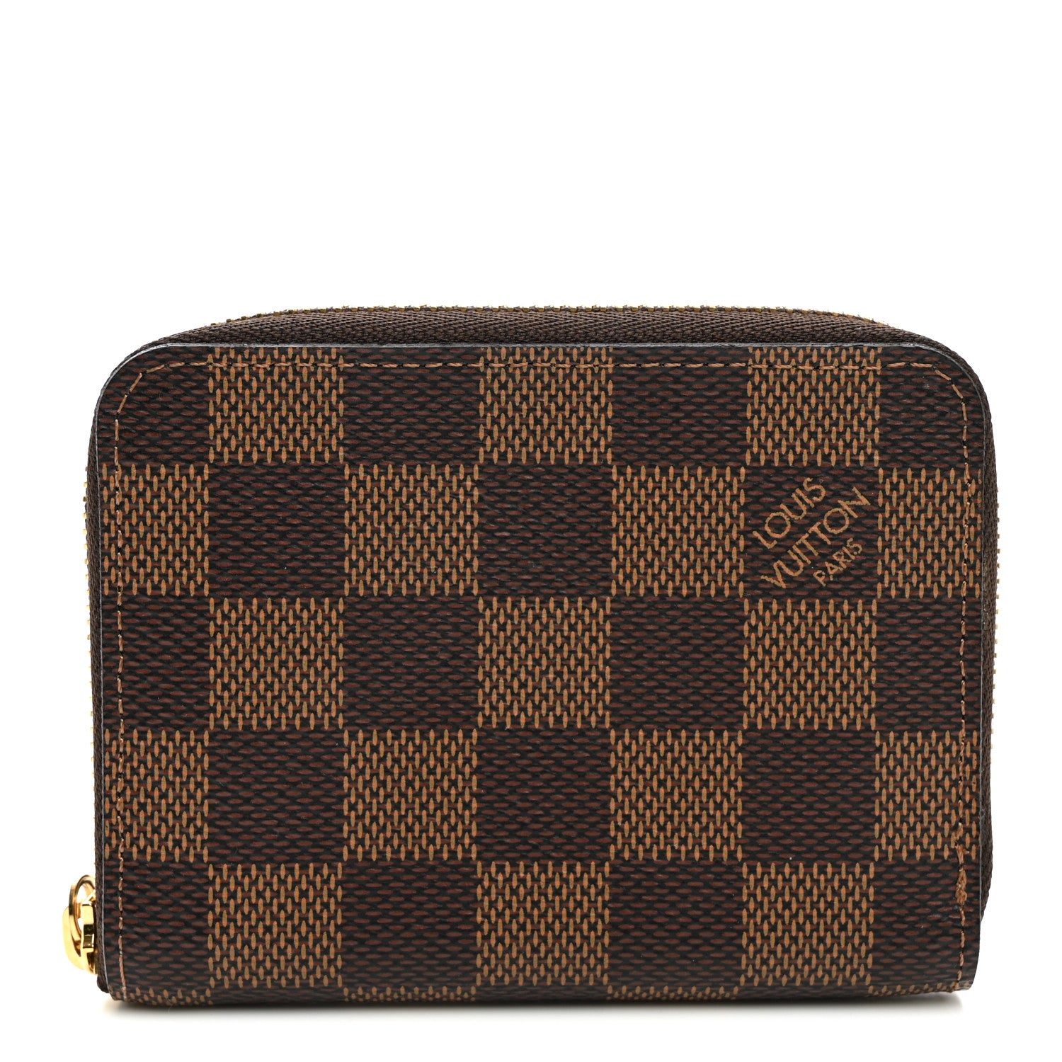 Louis Vuitton Damier Ebene Zippy Coin Purse Rose Ballerine 1 of 6
