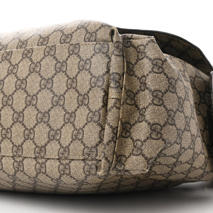 Gucci GG Plus Monogram Messenger Diaper Bag Dark Brown 10 of 13